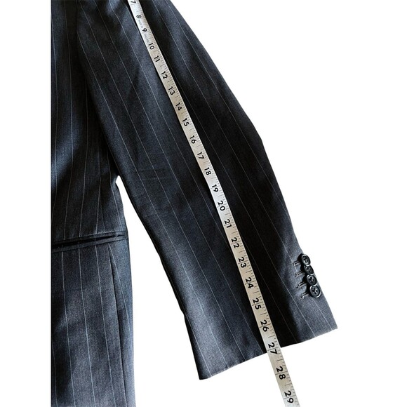 Sean John Suit Mens 46L Pinstripe 100% Wool Pants W36xL31 - Picture 12 of 16